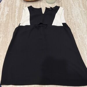 BCBGMaxAzria Monochrome Sleeveless Dress